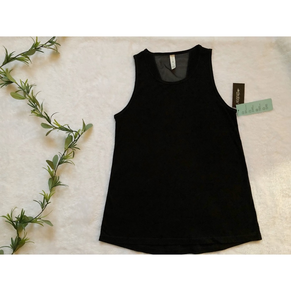 Ideology Performance Deep Black Tank Top